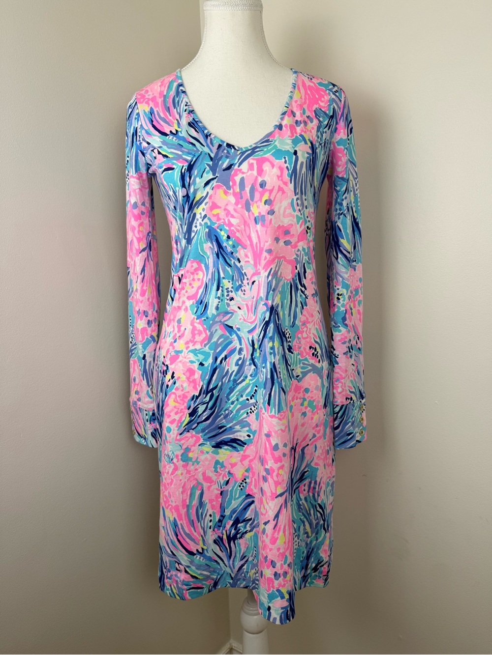 Lilly Pulitzer Davie 100% Cotton Dress Size XS